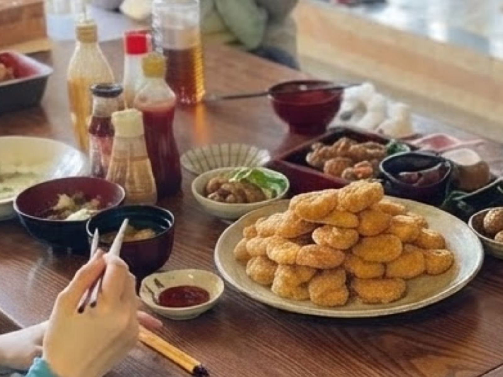 大豆試食